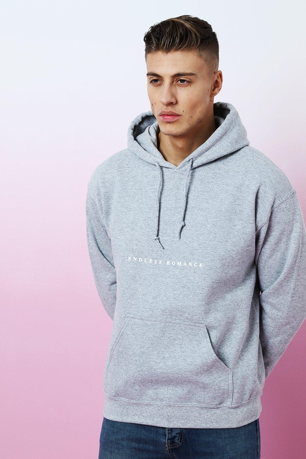 Valentines Endless Romance Printed Hoodie boohoo NZ